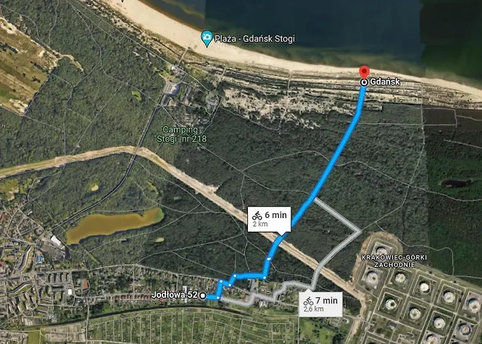 Apartmán Jodlowa Stogi Gdaňsk